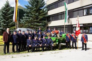 Segnung neue TS Fox 4 auf Lanz Alldog Geräteträger Feuerwehrfeiern 2017