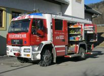 Einsatzwagen der Feuerwehr Rennweg