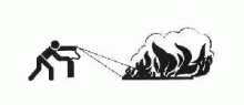Umgang mit dem Feuerlöscher Umgang mit dem Feuerlöscher