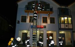 Brandeinsatz Raiffeisenbank