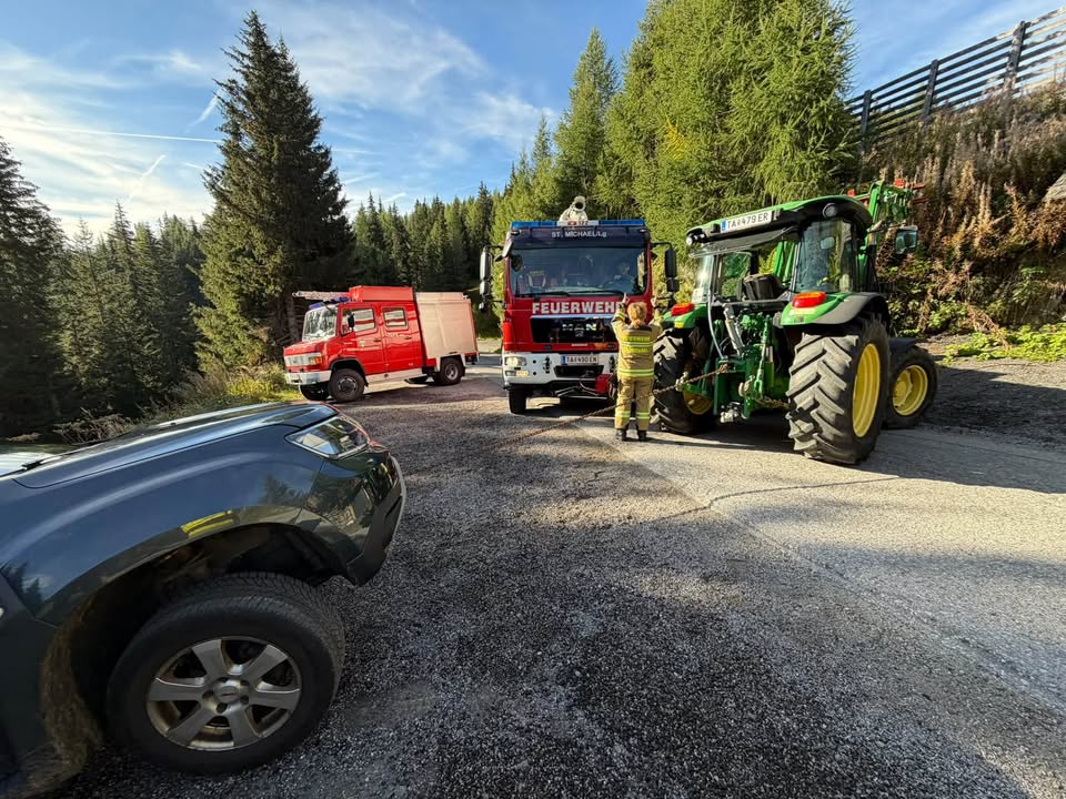 🚨Stiller Alarm für die Löschgruppe Katschberg um 8:36 Uhr - PKW-Bergung unter 3,...